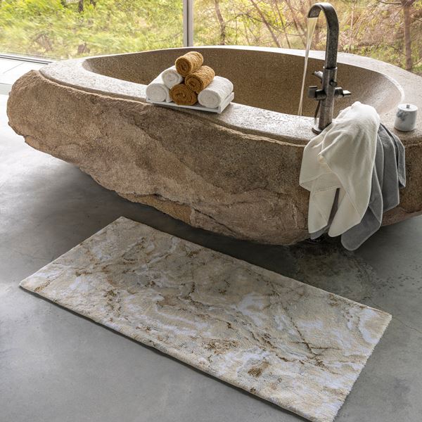 Castello Bath Mat - Ecru